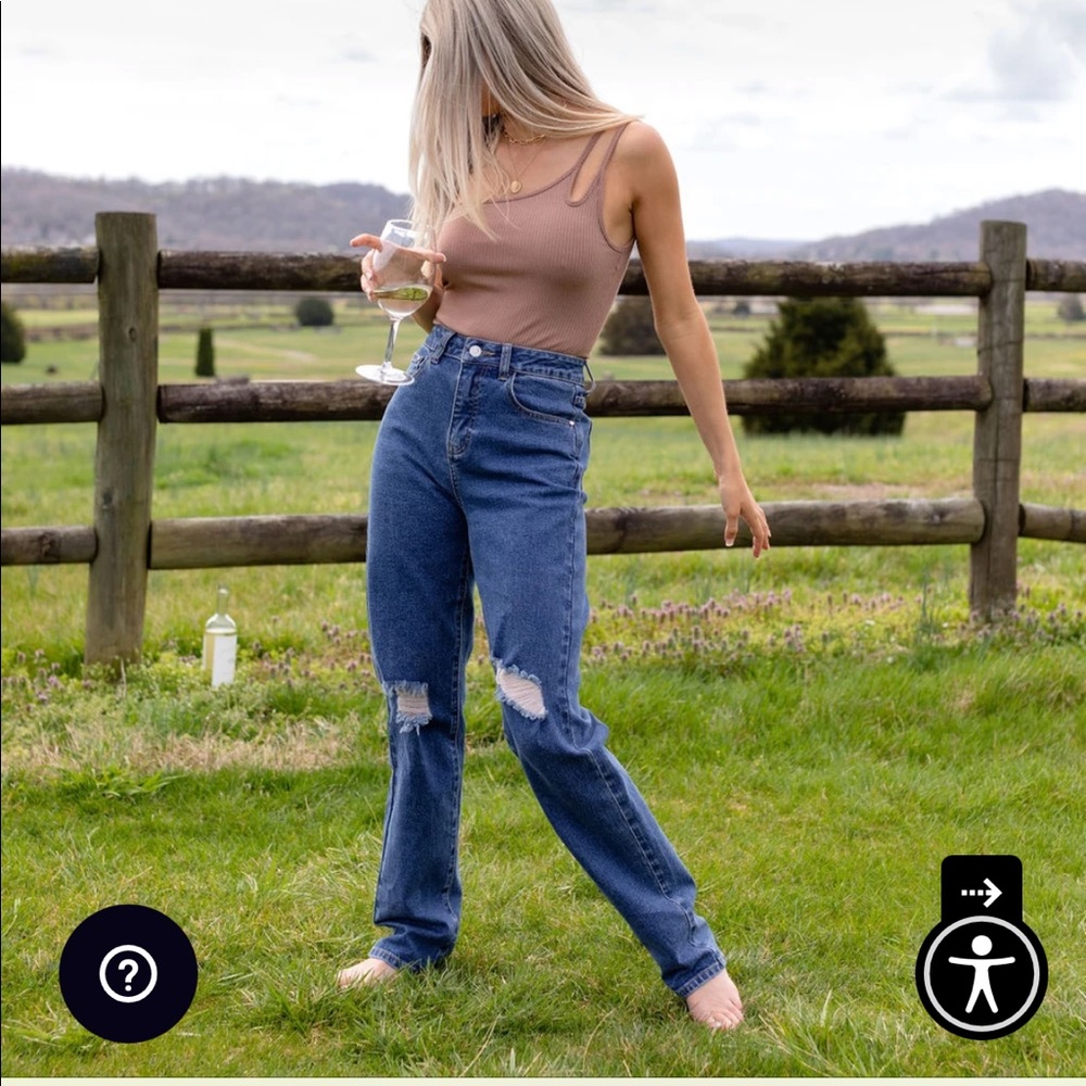 Kittenish jeans brand new never worn